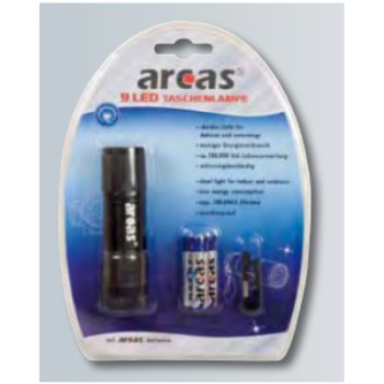 Svetilka LED Arcas  9 LED ročna Svetilka LED Arcas  9 LED ročna