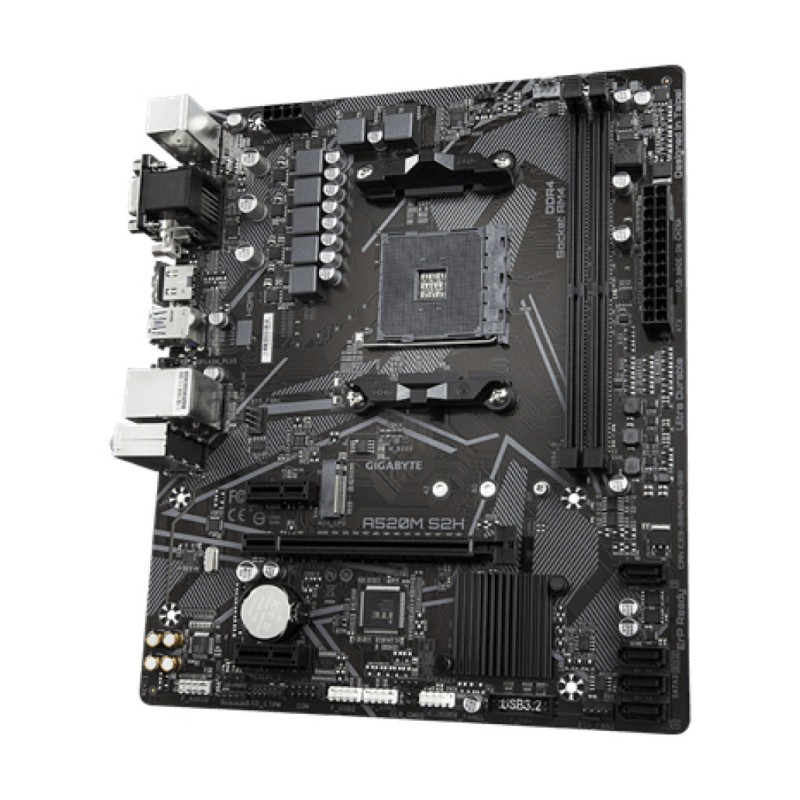 Osnovna plošča AM4 Gigabyte A520M S2H VGA DVI HDMI M.2 GIGABYTE Osnovna plošča AM4 Gigabyte A520M S2H VGA DVI HDMI M.2
