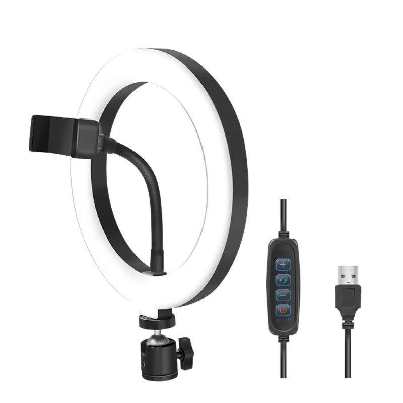 Selfie LED svetlobni obroč Logilink za pametni telefon- tripod ni vključen (AA0151) LOGILINK Selfie LED svetlobni obroč Logilink za pametni telefon- tripod ni vključen (AA0151)