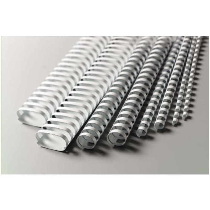 Spirale GBC Spirale pvc 16 mm bele 100 kos GBC Spirale GBC Spirale pvc 16 mm bele 100 kos