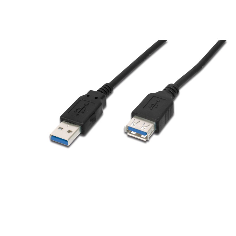 Kabel USB 3.0 A => A 3,00m - podaljšek Digitus (AK-300203-030-S) Digitus Kabel USB 3.0 A => A 3,00m - podaljšek Digitus (AK-300203-030-S)