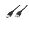 Kabel USB 3.0 A => A 3,00m - podaljšek Digitus (AK-300203-030-S) Digitus Kabel USB 3.0 A => A 3,00m - podaljšek Digitus (AK-300203-030-S)