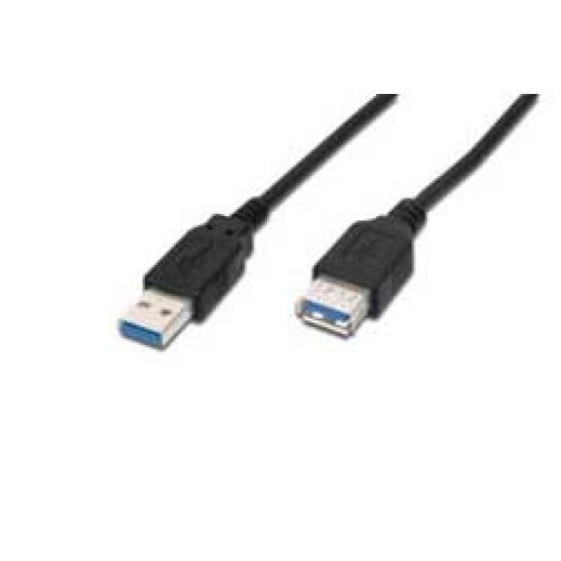 Kabel USB 3.0 A => A 3,00m - podaljšek Digitus (AK-300203-030-S) Digitus Kabel USB 3.0 A => A 3,00m - podaljšek Digitus (AK-300203-030-S)