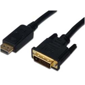 Kabel DisplayPort (m) => DVI-D (m) 3,0m Digitus 1920x1200 (60Hz) Kabel DisplayPort (m) => DVI-D (m) 3,0m Digitus 1920x1200 (60Hz)