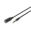 Kabel Audio 3,5mm M => 3,5mm Ž podaljšek 2,50m Digitus (AK-510200-030-S)