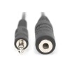 Kabel Audio 3,5mm M => 3,5mm Ž podaljšek 2,50m Digitus (AK-510200-030-S)