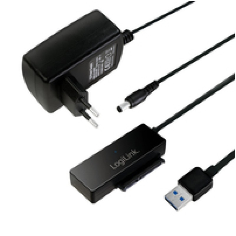 Adapter USB 3.0 => SATA LogiLink + napajalnik (AU0050) LOGILINK Adapter USB 3.0 => SATA LogiLink + napajalnik (AU0050)