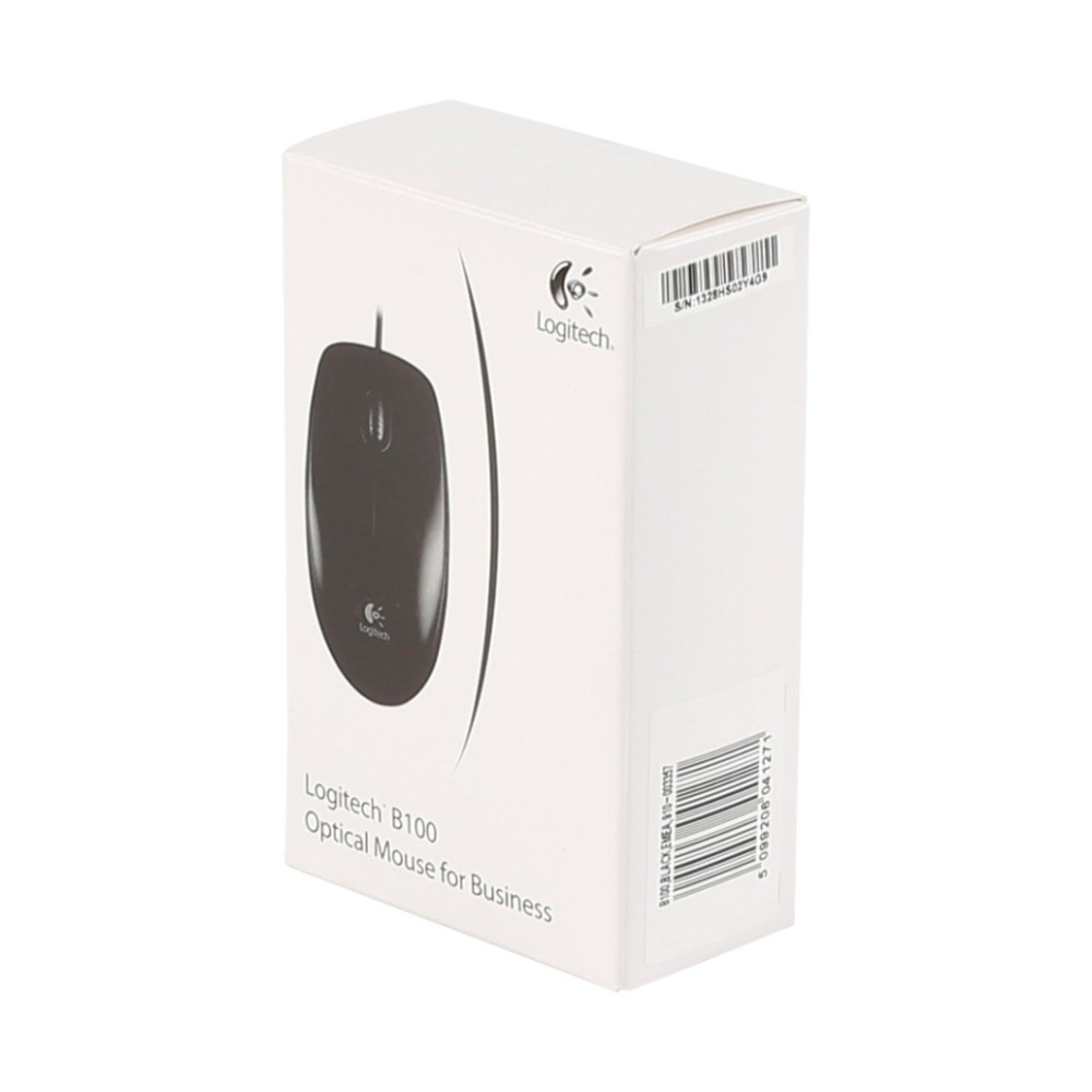 Miš Logitech USB B100 Optična OEM črna - For Business (910-003357) LOGITECH Miš Logitech USB B100 Optična OEM črna - For Business (910-003357)