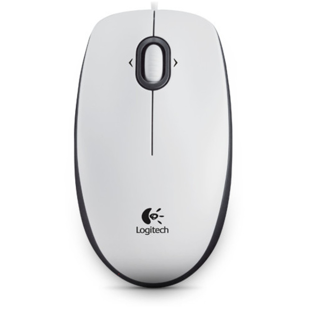 Miš Logitech USB optična B100 bela For Business OEM pakiranje (910-003360)