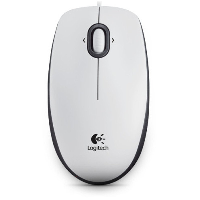Miš Logitech USB optična B100 bela For Business OEM pakiranje (910-003360) LOGITECH Miš Logitech USB optična B100 bela For Business OEM pakiranje (910-003360)