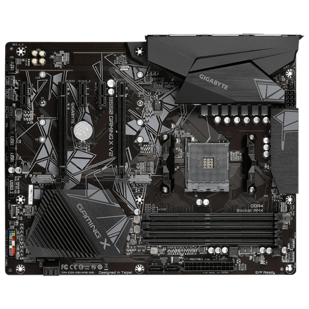 Osnovna plošča AM4 GigaByte B550 GAMING X V2 ATX 1xDVI-D 1xHDMI 1.4 GIGABYTE Osnovna plošča AM4 GigaByte B550 GAMING X V2 ATX 1xDVI-D 1xHDMI 1.4