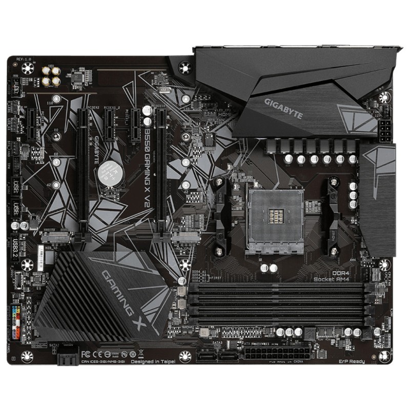 Osnovna plošča AM4 GigaByte B550 GAMING X V2 ATX 1xDVI-D 1xHDMI 1.4 GIGABYTE Osnovna plošča AM4 GigaByte B550 GAMING X V2 ATX 1xDVI-D 1xHDMI 1.4