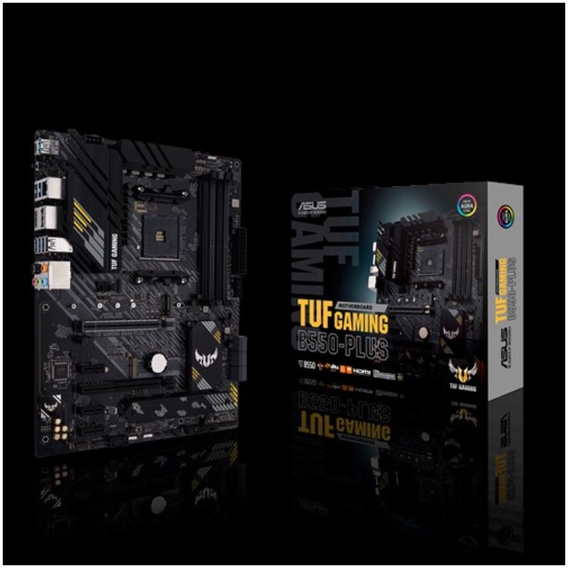 Osnovna plošča AM4 Asus TUF GAMING B550-PLUS HDMI DisplayPort USB-C ASUS Osnovna plošča AM4 Asus TUF GAMING B550-PLUS HDMI DisplayPort USB-C
