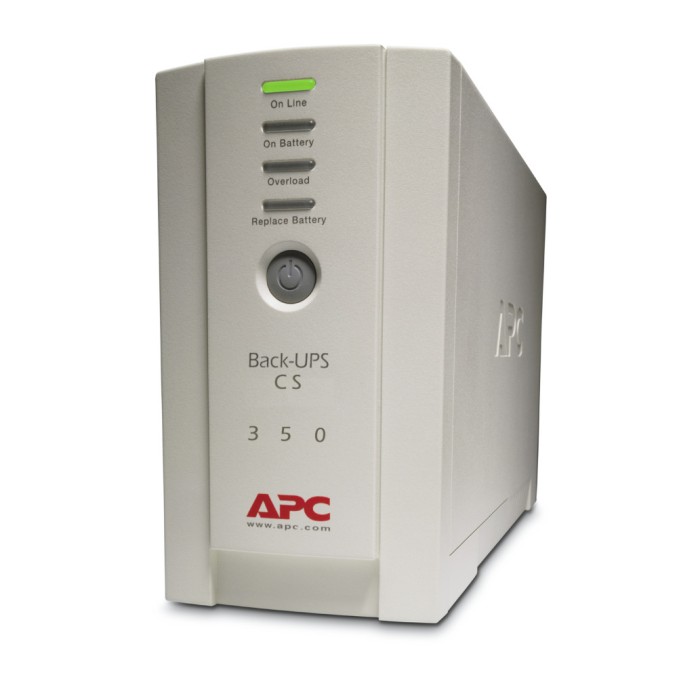 UPS APC Back-UPS CS Off-line 350VA/210W 4x220V (BK350EI) UPS APC Back-UPS CS Off-line 350VA/210W 4x220V (BK350EI)