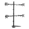 Nosilec za LCD 4x monitor 33 - 82 cm (13-32) do 8kg/roka nagibni gor/dol/levo/desno LogiLink (BP0046) EOLS-P