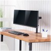 Nosilec za LCD monitor dvojni 33 - 82 cm (13-32) do 8kg na roko - pritrditev na rob mize LogiLink (BP0098)