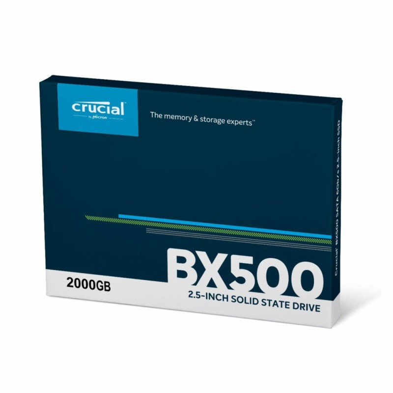 Disk SSD 6,4cm (2,5) SATA3 2TB Crucial BX500 2,5 540/500MB/s (CT2000BX500SSD1) CRUCIAL Disk SSD 6,4cm (2,5) SATA3 2TB Crucial BX500 2,5 540/500MB/s (CT2000BX500SSD1)