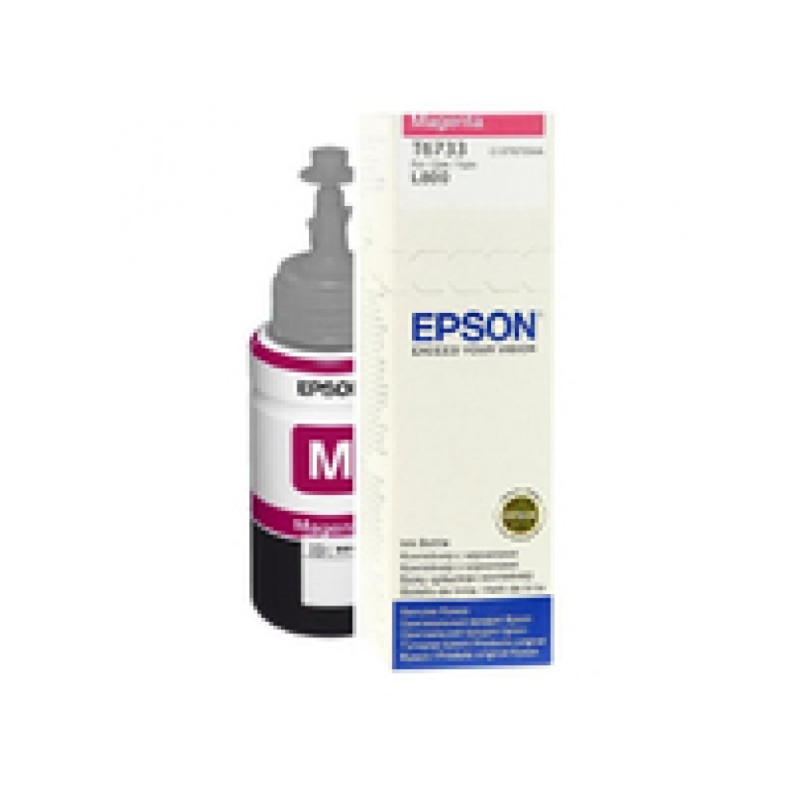 ČRNILO EPSON 673 MAGENTA STEKLENIČKA, 70 ML L800 (C13T67334A) Epson ČRNILO EPSON 673 MAGENTA STEKLENIČKA, 70 ML L800 (C13T67334A)