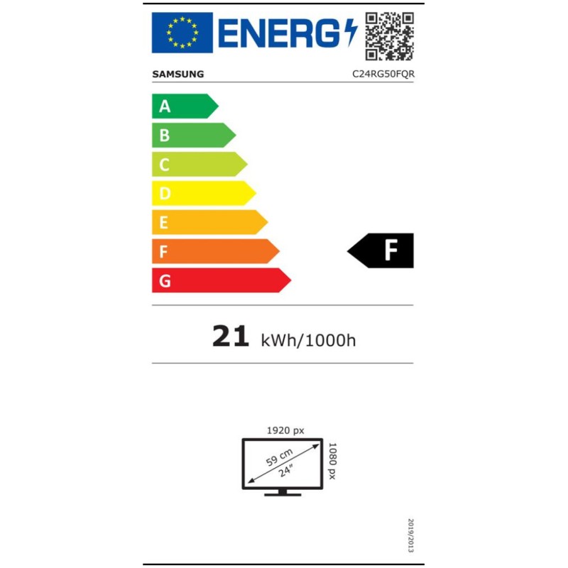 Monitor Samsung 59,8 cm (23,5) C24RG50FQR 1920x1080 Curved Gaming 144Hz VA 4ms 2xHDMI DisplayPort FreeSync SAMSUNG Monitor Samsung 59,8 cm (23,5) C24RG50FQR 1920x1080 Curved Gaming 144Hz VA 4ms 2xHDMI DisplayPort FreeSync
