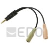 Adapter Audio 3,5mm M => 2 x 3,5mm Ž LogiLink 0,15m (CA0021) LOGILINK Adapter Audio 3,5mm M => 2 x 3,5mm Ž LogiLink 0,15m (CA0021)