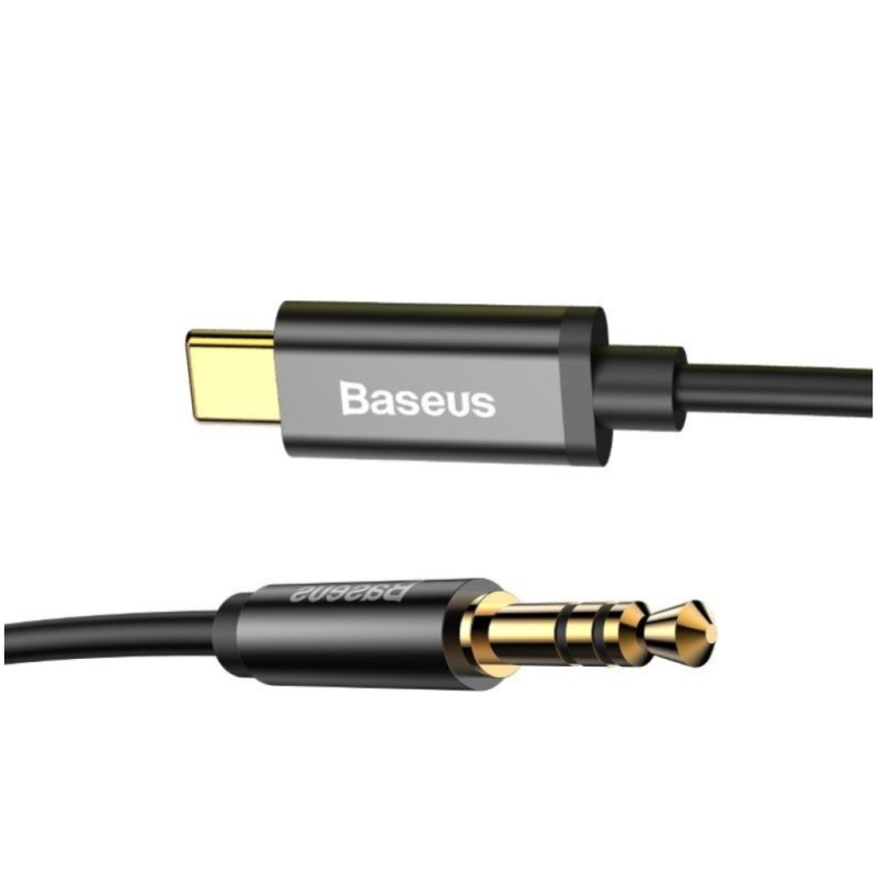 Kabel Audio USB-C M => 3,5mm M 1,2m BASEUS Yiven (CAM01-01) Baseus Kabel Audio USB-C M => 3,5mm M 1,2m BASEUS Yiven (CAM01-01)