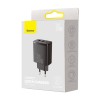 Hišni polnilec 100-240V => 2x USB-A (ž) 1x USB-C 30W za mobilni telefon ali tablični računalnik Baseus PD3 + QC3 - črn (CCXJ-E01)