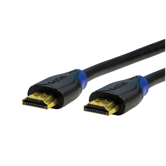 KABEL HDMI/HDMI M/M 2,0m LogiLink pozlačeni kontakti V2,0 4K@60Hz z ethernet povezavo (CH0062) KABEL HDMI/HDMI M/M 2,0m LogiLink pozlačeni kontakti V2,0 4K@60Hz z ethernet povezavo (CH0062)