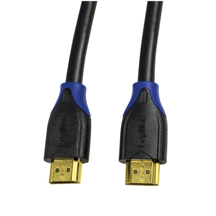 KABEL HDMI/HDMI M/M 3,0m LogiLink pozlačeni kontakti V2,0 4K/60Hz (CH0063) KABEL HDMI/HDMI M/M 3,0m LogiLink pozlačeni kontakti V2,0 4K/60Hz (CH0063)
