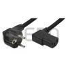 KABEL NAPAJALNI 220V 2,00m Schuko - C13 kotni 90° črn LogiLink (CP103) LOGILINK KABEL NAPAJALNI 220V 2,00m Schuko - C13 kotni 90° črn LogiLink (CP103)