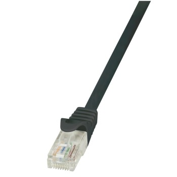 KABEL PATCH UTP Cat 6   1,50m  RJ45 1Gbit LogiLink - črn (CP2043U)