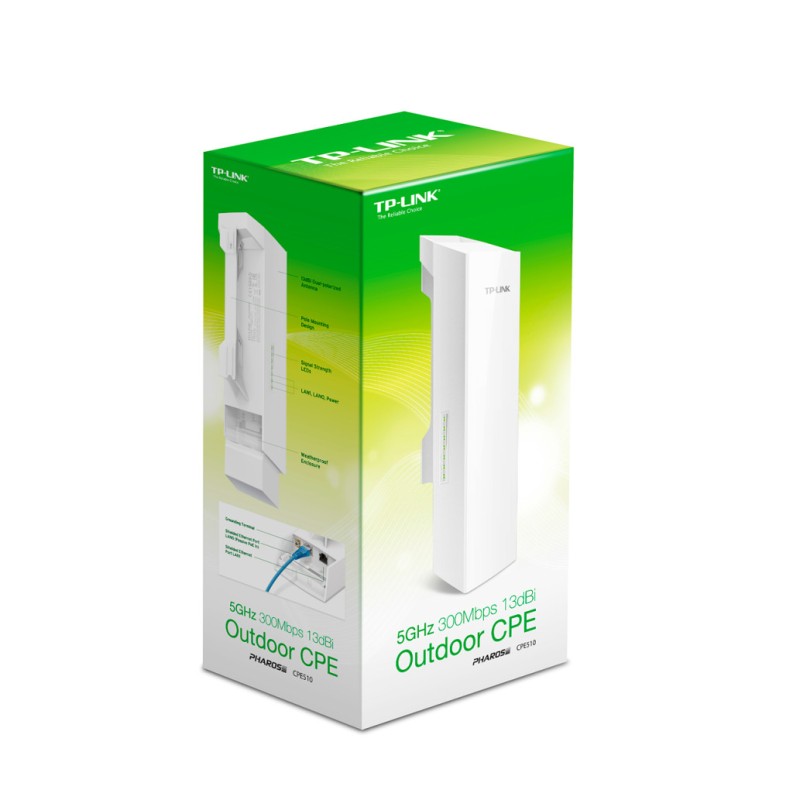 Dostopna točka TP-Link WiFi4 802.11n N300 300Mb/s MIMO PoE 1x notranja antena (TPLNC-CPE510_1) TP-LINK Dostopna točka TP-Link WiFi4 802.11n N300 300Mb/s MIMO PoE 1x notranja antena (TPLNC-CPE510_1)