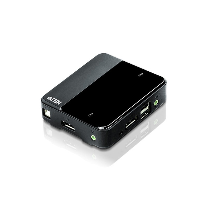 KVM preklopnik 2:1 Aten DisplayPort s podporo 4K-UHD LOGILINK KVM preklopnik 2:1 Aten DisplayPort s podporo 4K-UHD