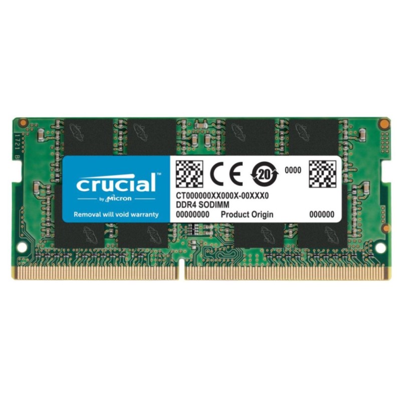 SO-DIMM DDR4 16GB 3200MHz CL22 Single (1x16GB) Crucial Value 1,2V (CT16G4SFRA32A) CRUCIAL SO-DIMM DDR4 16GB 3200MHz CL22 Single (1x16GB) Crucial Value 1,2V (CT16G4SFRA32A)