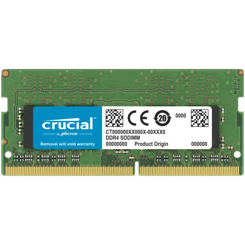 SO-DIMM DDR4 32GB 3200MHz CL22 Single (1x32GB) Crucial (CT32G4SFD832A) CRUCIAL SO-DIMM DDR4 32GB 3200MHz CL22 Single (1x32GB) Crucial (CT32G4SFD832A)