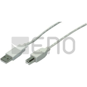 Kabel USB A => B 2m LogiLink (CU0007) bel Kabel USB A => B 2m LogiLink (CU0007) bel