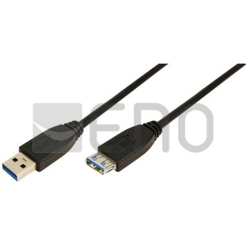 Kabel USB 3.0 A => A 1,00m - podaljšek LogiLink (CU0041) LOGILINK Kabel USB 3.0 A => A 1,00m - podaljšek LogiLink (CU0041)