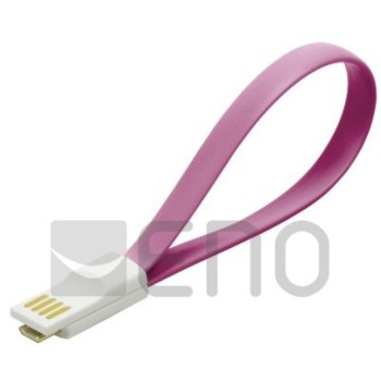 Kabel USB A => B micro (za mobitele/tablice) LogiLink magnetni kontakti, pink (CU0087) EOLS-P Kabel USB A => B micro (za mobitele/tablice) LogiLink magnetni kontakti, pink (CU0087) EOLS-P