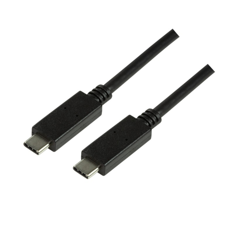 Kabel USB-C => USB-C 3.2 Gen2 5A (100W/20V) 0,50m črn LogiLink (CU0128) LOGILINK Kabel USB-C => USB-C 3.2 Gen2 5A (100W/20V) 0,50m črn LogiLink (CU0128)
