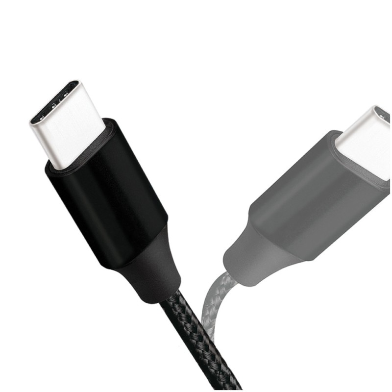 Kabel USB-C => USB-A 2.0 tekstil ovoj 1,00m 5V/3A 480MBs LogiLink črn (CU0140) LOGILINK Kabel USB-C => USB-A 2.0 tekstil ovoj 1,00m 5V/3A 480MBs LogiLink črn (CU0140)