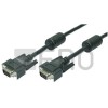 KABEL VGA D-SUB15 M-M  3m LogiLink 2x feritno jedro, dvojno zaščiten (CV0002)