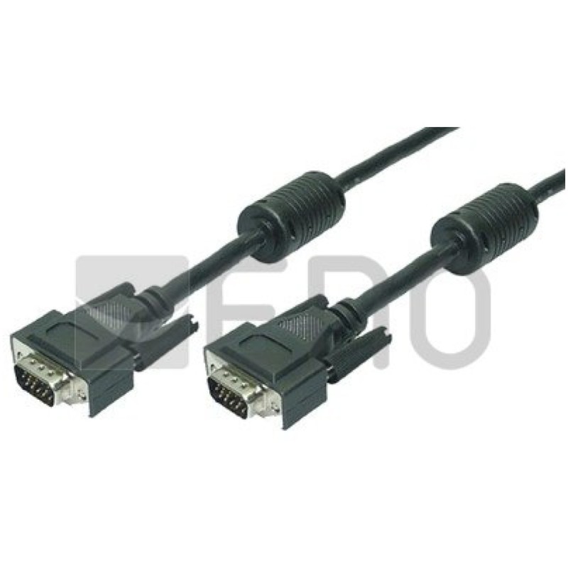 KABEL VGA D-SUB15 M-M 3m LogiLink 2x feritno jedro, dvojno zaščiten (CV0002) LOGILINK KABEL VGA D-SUB15 M-M 3m LogiLink 2x feritno jedro, dvojno zaščiten (CV0002)
