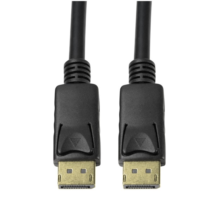 Kabel DisplayPort (m) => DisplayPort (m) 1,0m LogiLink dvojno oklopljen pozlačeni konektorji 8K@60Hz (CV0119) Kabel DisplayPort (m) => DisplayPort (m) 1,0m LogiLink dvojno oklopljen pozlačeni konektorji 8K@60Hz (CV0119)