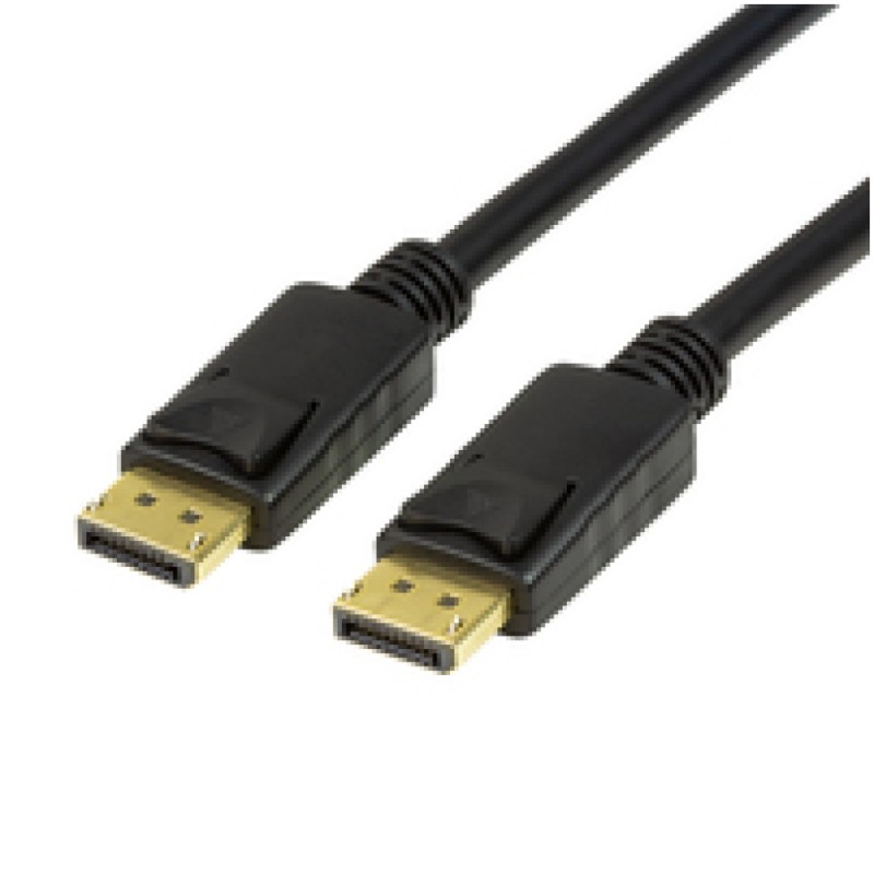 Kabel DisplayPort (m) => DisplayPort (m) 2,0m LogiLink dvojno oklopljen pozlačeni konektorji V1.4 8K@60Hz (CV0120) LOGILINK Kabel DisplayPort (m) => DisplayPort (m) 2,0m LogiLink dvojno oklopljen pozlačeni konektorji V1.4 8K@60Hz (CV0120)