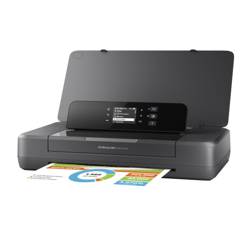 Tiskalnik Brizgalni Barvni prenosni HP OfficeJet 200 Mobile A4/Wi-Fi (CZ993A#670) HP Tiskalnik Brizgalni Barvni prenosni HP OfficeJet 200 Mobile A4/Wi-Fi (CZ993A#670)