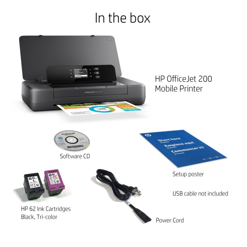 Tiskalnik Brizgalni Barvni prenosni HP OfficeJet 200 Mobile A4/Wi-Fi (CZ993A#670) HP Tiskalnik Brizgalni Barvni prenosni HP OfficeJet 200 Mobile A4/Wi-Fi (CZ993A#670)