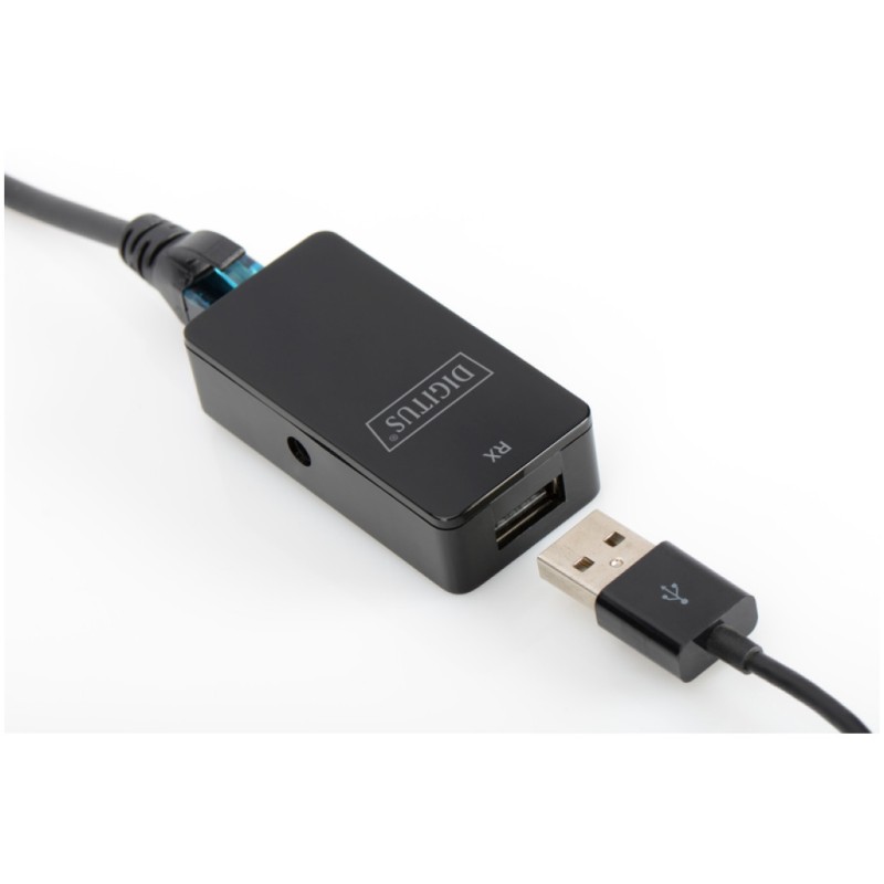 Podaljševalec signala - Line extender - LAN USB - do 50m Digitus (DA-70141) Digitus Podaljševalec signala - Line extender - LAN USB - do 50m Digitus (DA-70141)