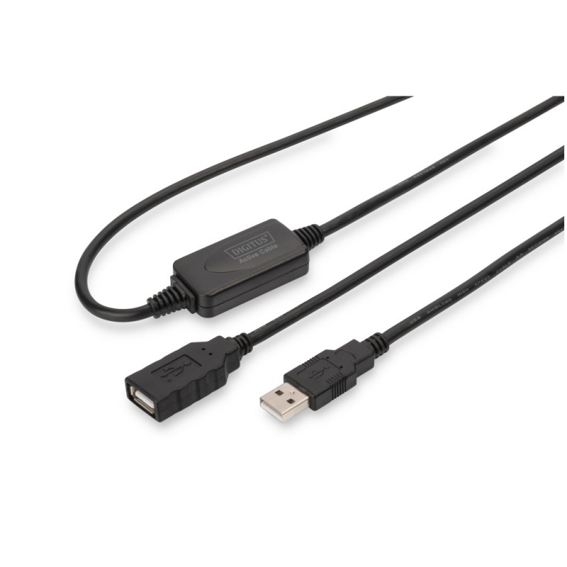 Kabel USB ojačevalnik s kablom 10,00m - aktivni Digitus DA-73100-1 Digitus Kabel USB ojačevalnik s kablom 10,00m - aktivni Digitus DA-73100-1