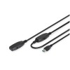 Kabel USB 3.0 ojačevalnik s kablom 10,00m - aktivni Digitus DA-73105 Digitus Kabel USB 3.0 ojačevalnik s kablom 10,00m - aktivni Digitus DA-73105