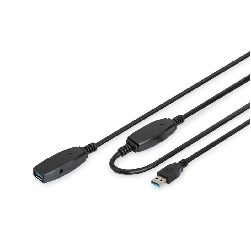 Kabel USB 3.0 ojačevalnik s kablom 10,00m - aktivni Digitus DA-73105 Digitus Kabel USB 3.0 ojačevalnik s kablom 10,00m - aktivni Digitus DA-73105