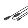 Kabel USB 3.0 ojačevalnik s kablom 10,00m - aktivni Digitus DA-73105 Digitus Kabel USB 3.0 ojačevalnik s kablom 10,00m - aktivni Digitus DA-73105